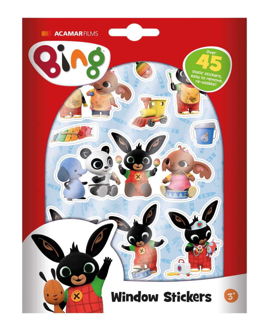 Bing Fun Fensteraufkleberset
