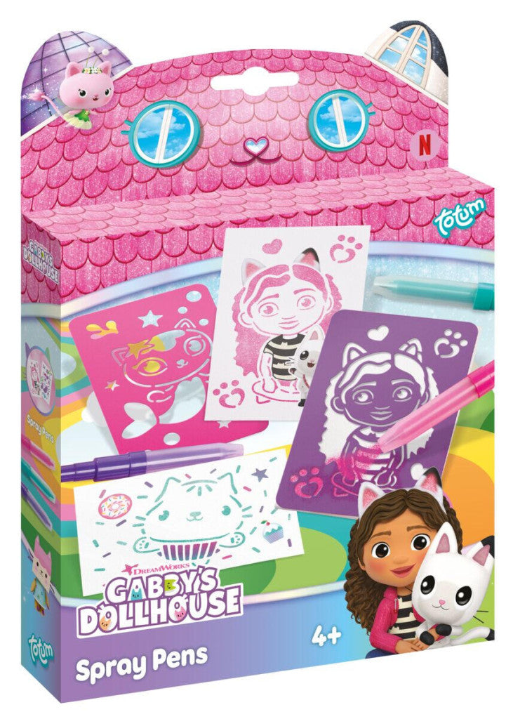 Gabby's Dollhouse Buddies kreatives Set mit Sprühstiften