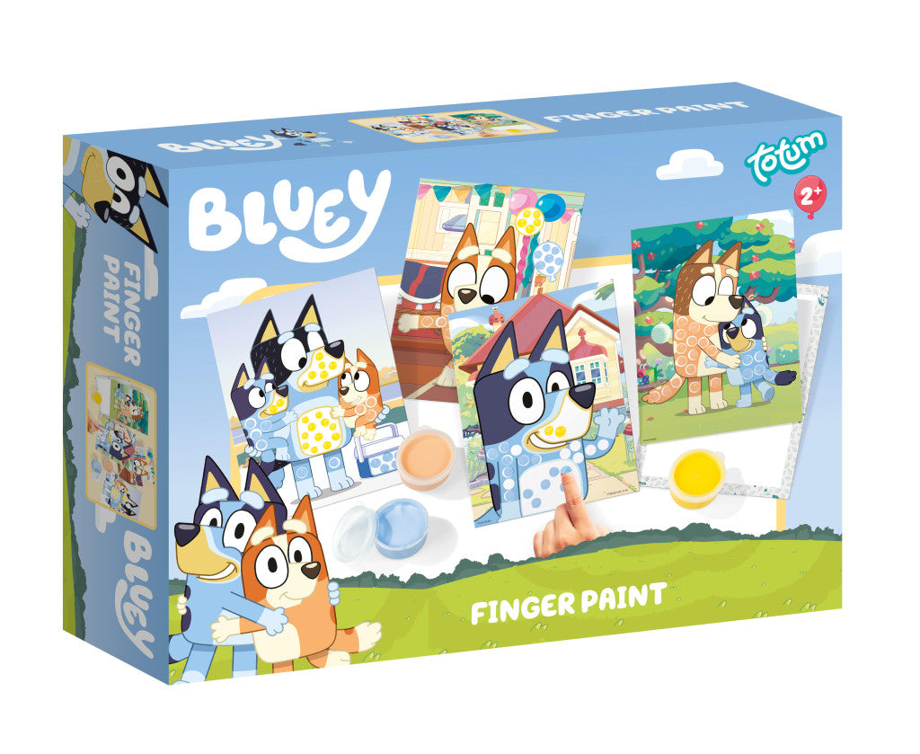 Bluey Family Fingerfarbe 3er Set