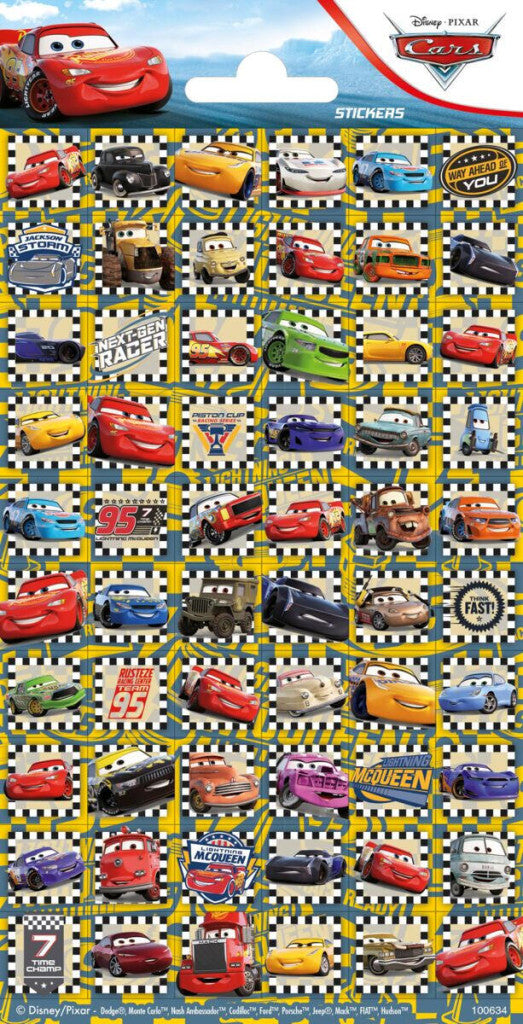 Disney Cars Fast Aufkleber