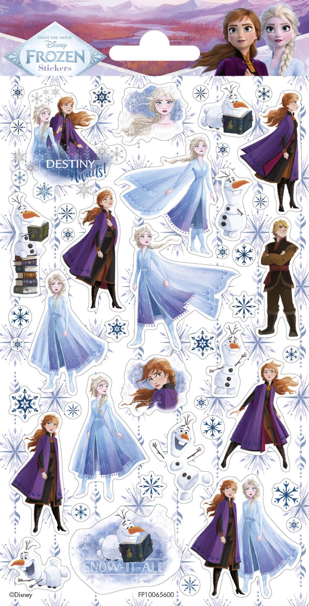 Disney Eiskönigin Destiny glitzernder Aufkleber