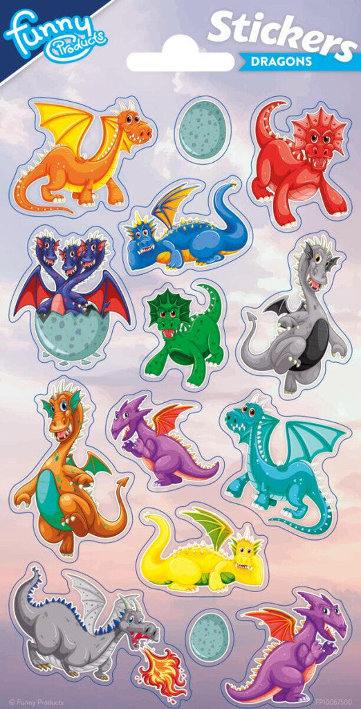 Drachen Funny Aufkleber