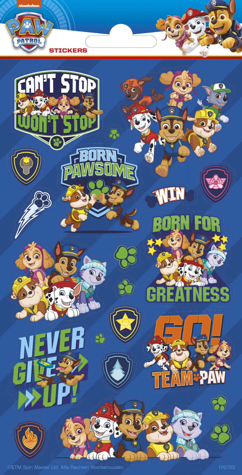 Paw Patrol Greatness Aufkleber