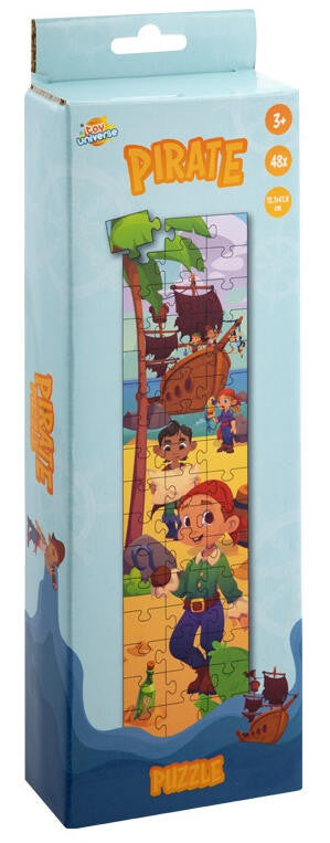 Pirat Treasure längliches Puzzle, 48 Teile