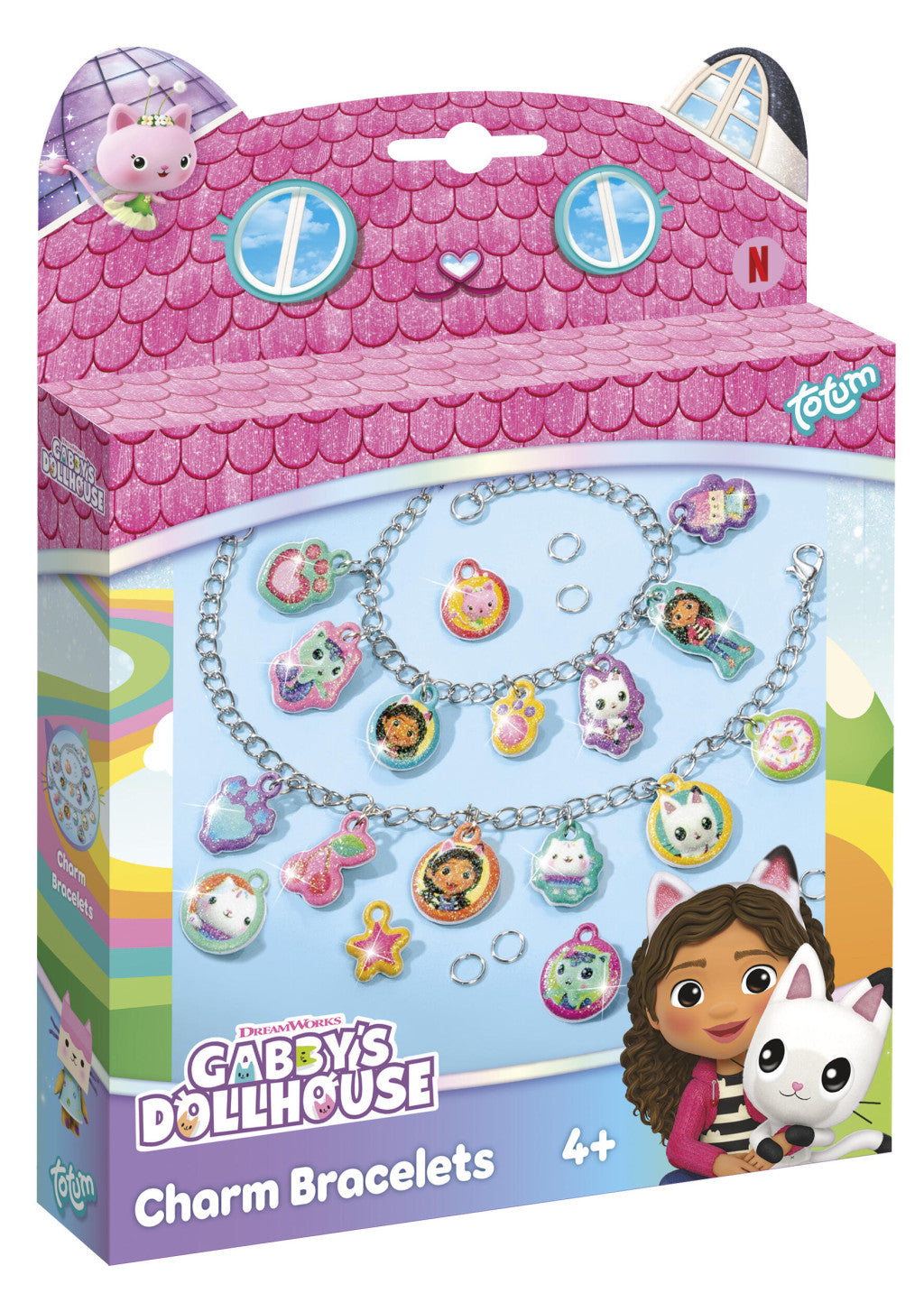 Gabby's Dollhouse Totum Charm Armband Bastelset