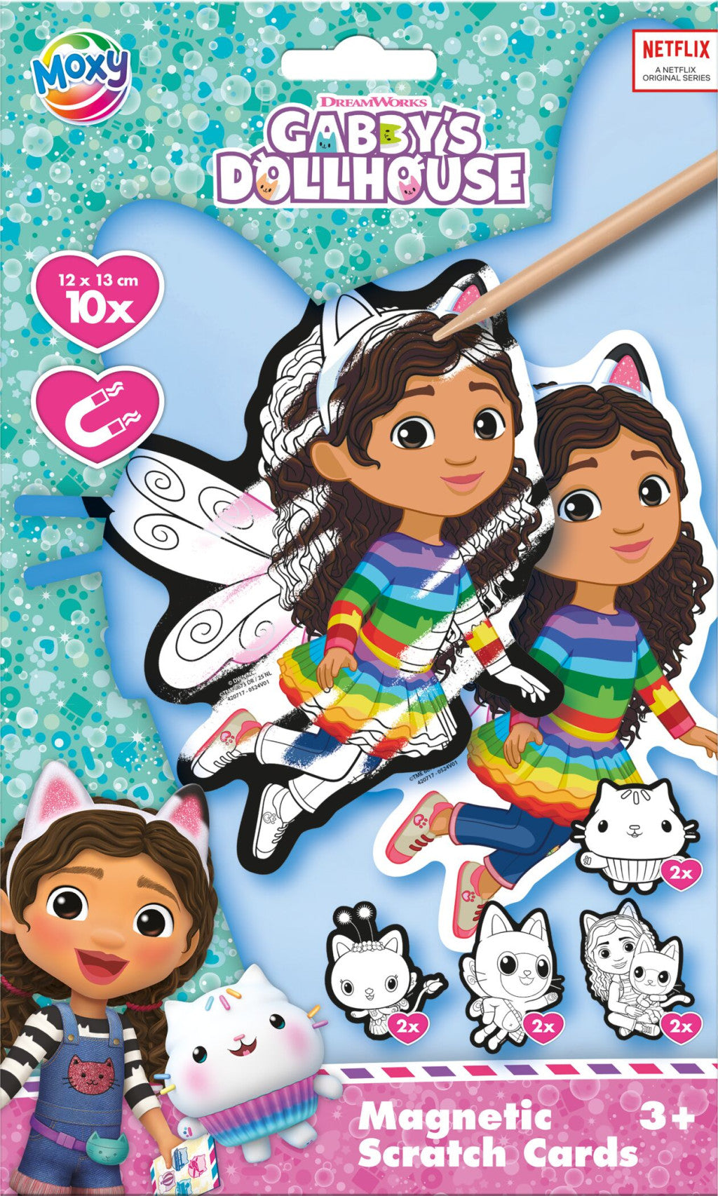 Gabby's Dollhouse Fairy Kratzer-Bildzeichenset mit Magnet