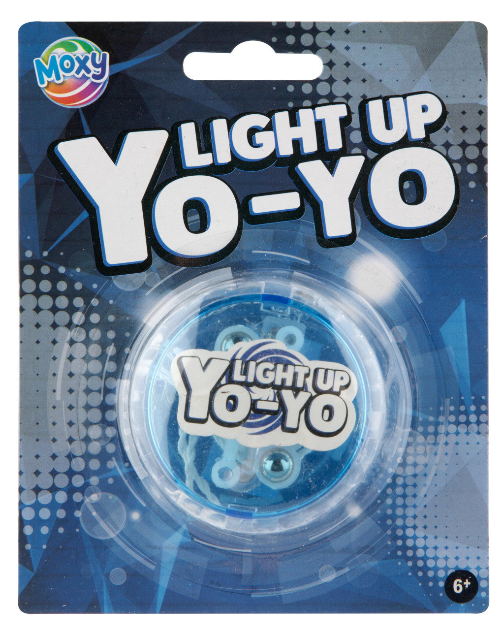 Farbe Moxy Leuchtendes blaues Yo-Yo