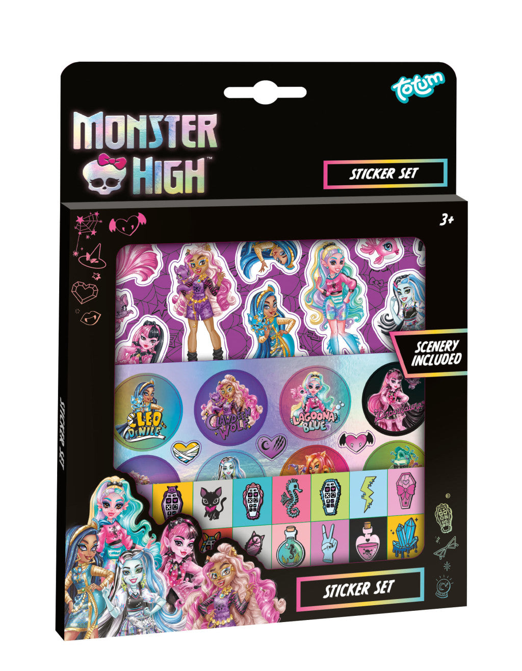 Monster High Dark Aufkleber Set