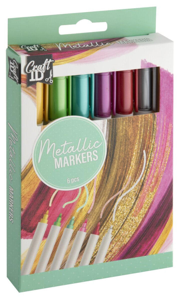 Farbe Metallic Filzstift Set 6-teilig