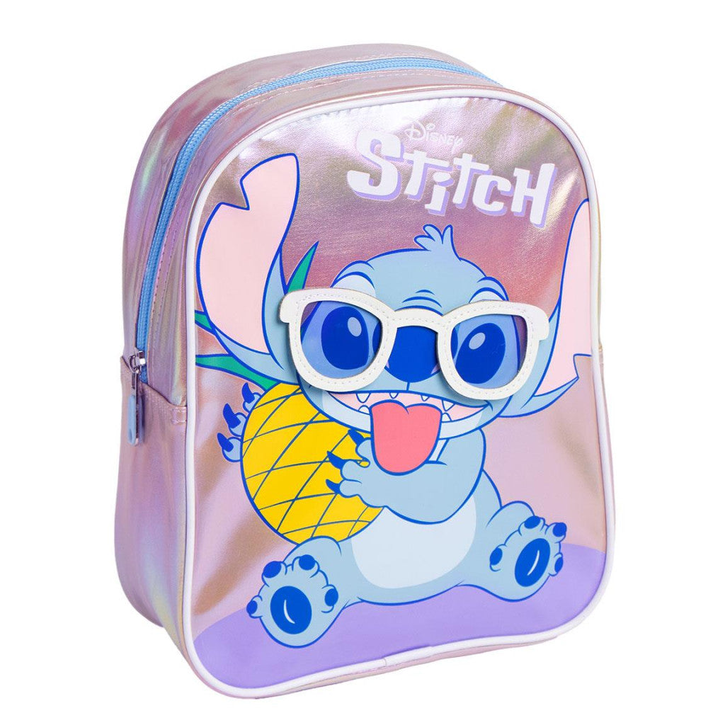 Disney Lilo und Stitch holografischer Rucksack, Tasche 32 cm