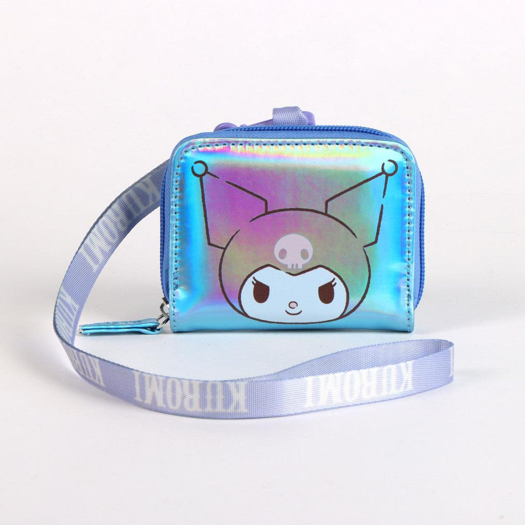 Hello Kitty Blue Iridescent Brieftasche