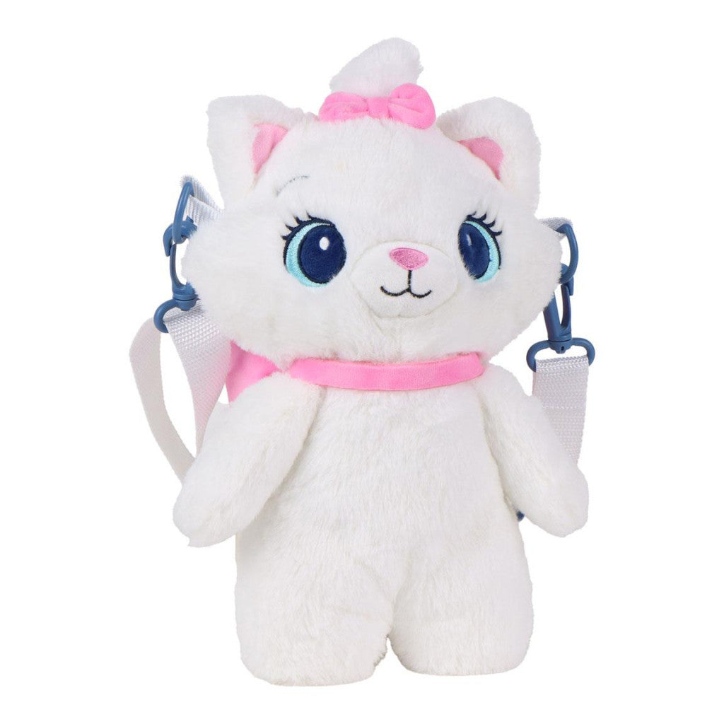 Disney Marie White Plüschrucksack, Tasche 28 cm
