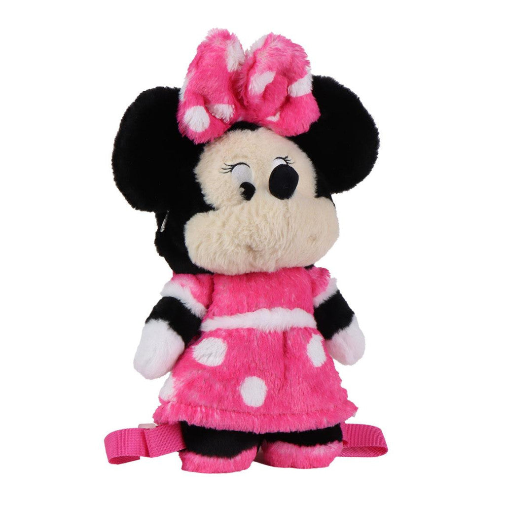 Disney Minnie Pinky Plüschrucksack, Tasche 30 cm