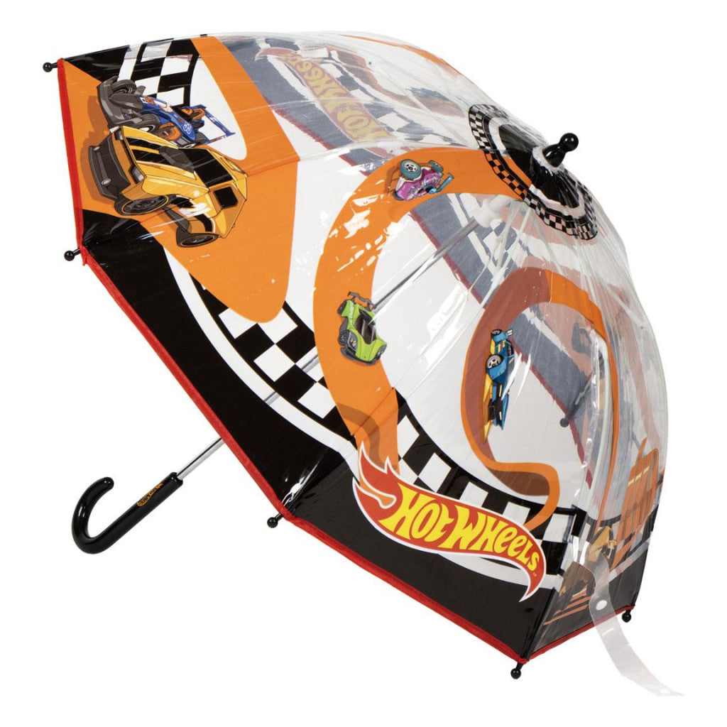 Hot Wheels Race Kinders transparenter Regenschirm Ø71 cm