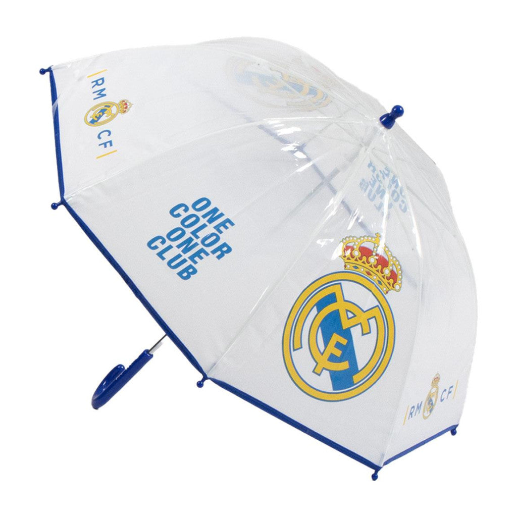 Real Madrid One Color transparenter Kinderregenschirm Ø71 cm