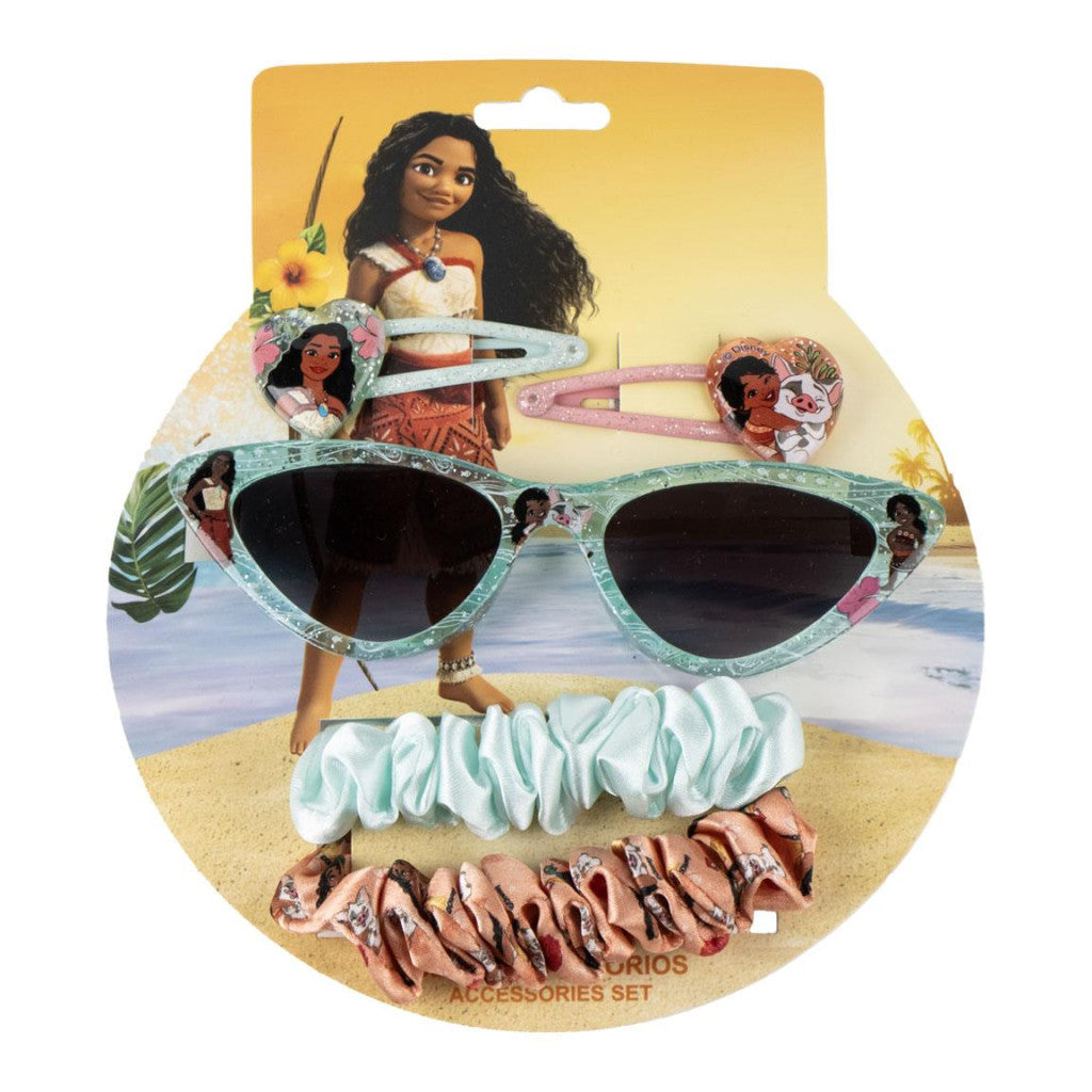 Disney Vaiana Big Sis Sonnenbrille und Haarschmuck-Set