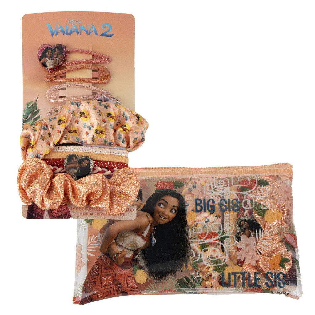 Disney Vaiana Big Sis Haarspange und Gummiset
