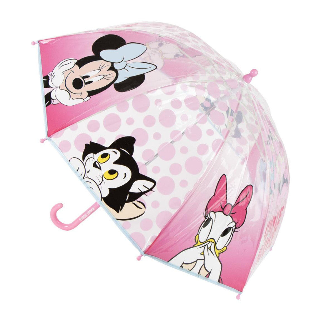 Disney Minnie Friends Forever transparenter Kinder-Regenschirm Ø71 cm