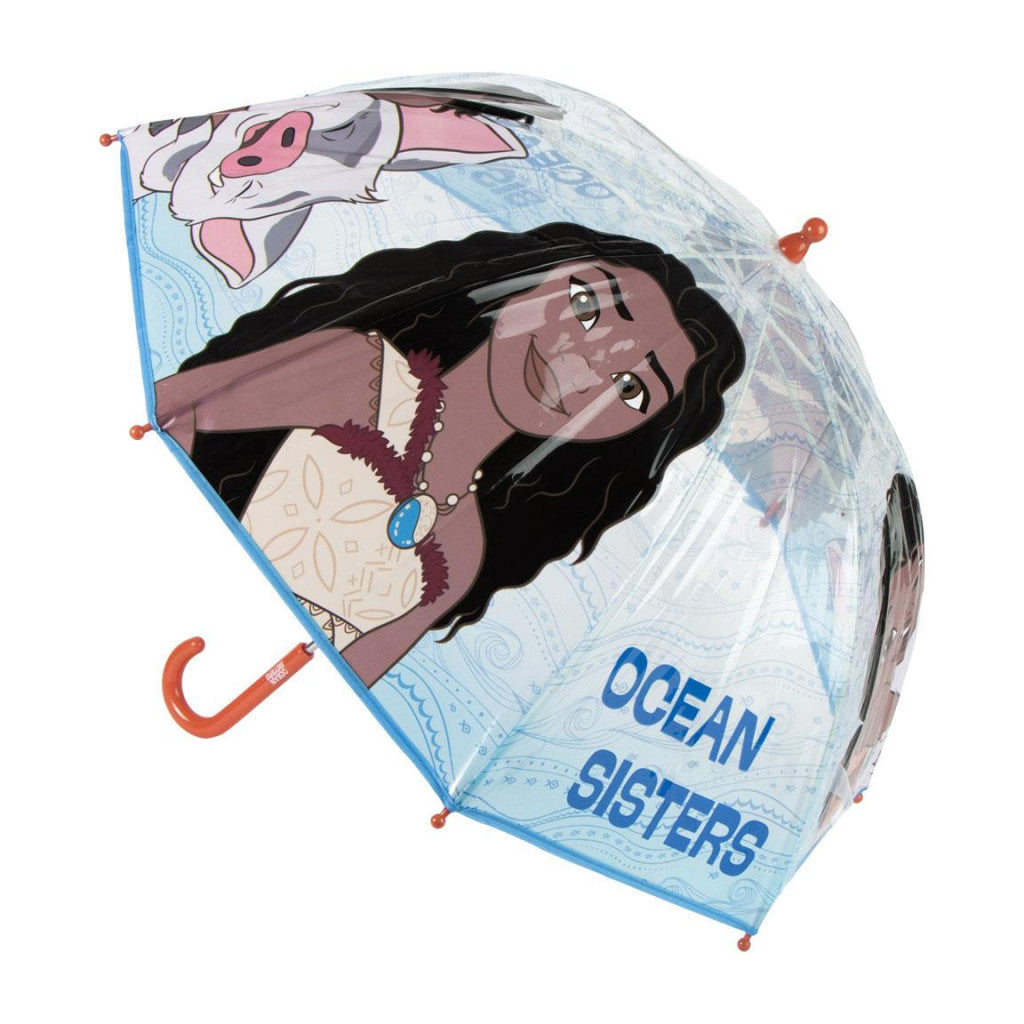 Disney Vaiana Ocean Sisters transparenter Kinder-Regenschirm Ø71 cm