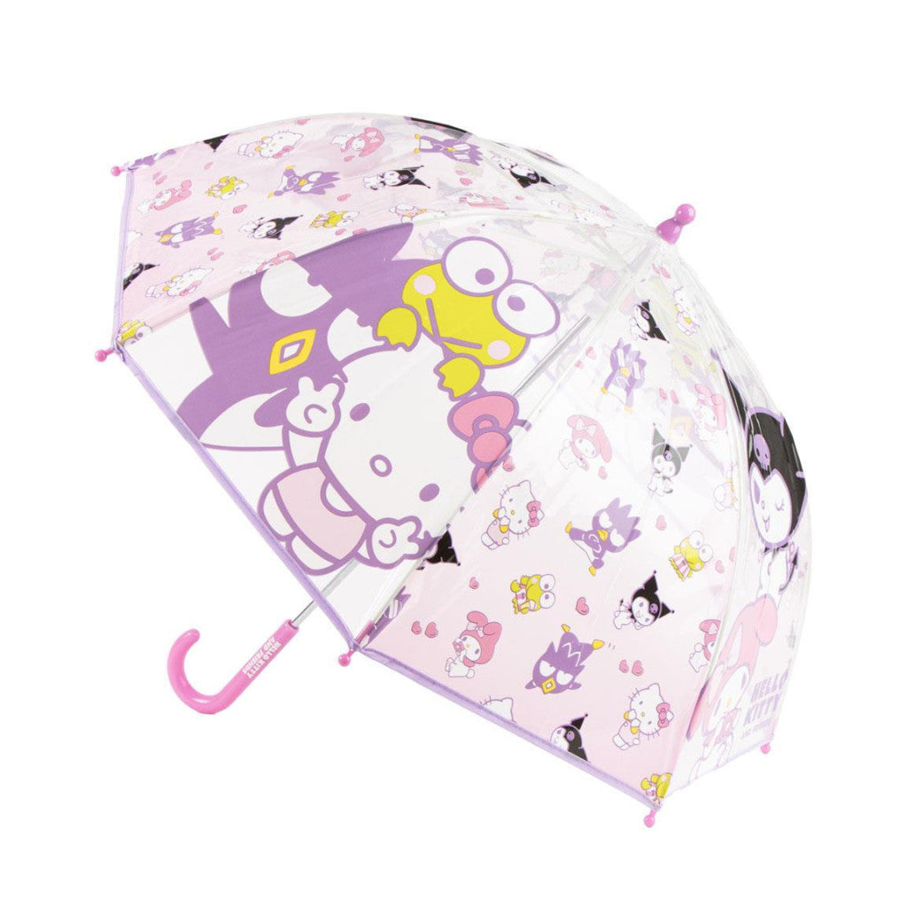 Hello Kitty Happy Friends Kinder transparenter Regenschirm Ø71 cm