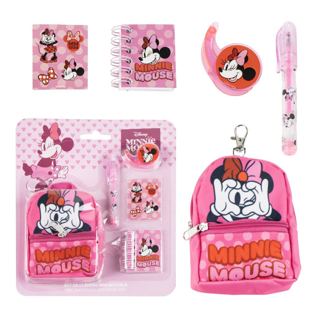 Disney Minnie Love Mini-Taschenschlüsselanhänger-Set