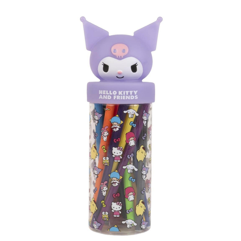 Hello Kitty Kuromi 18-teiliges Filzstiftset in 3D-Aufbewahrung