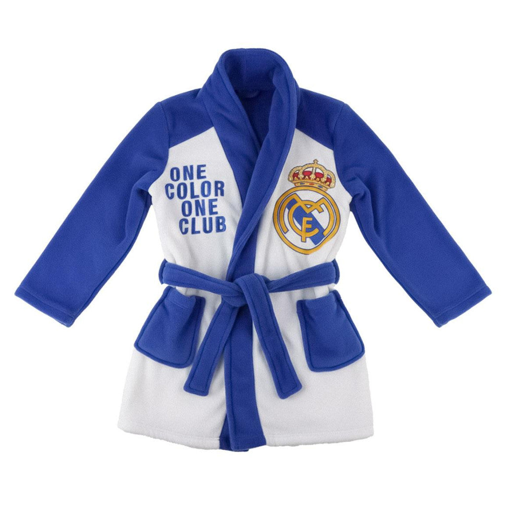 Real Madrid One Color Kinderbademantel 4 Jahre / 104 cm