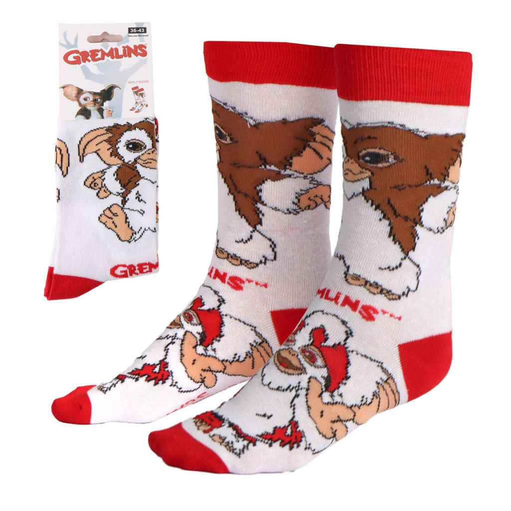 Gremlins White Erwachsene lange Socken 36/43