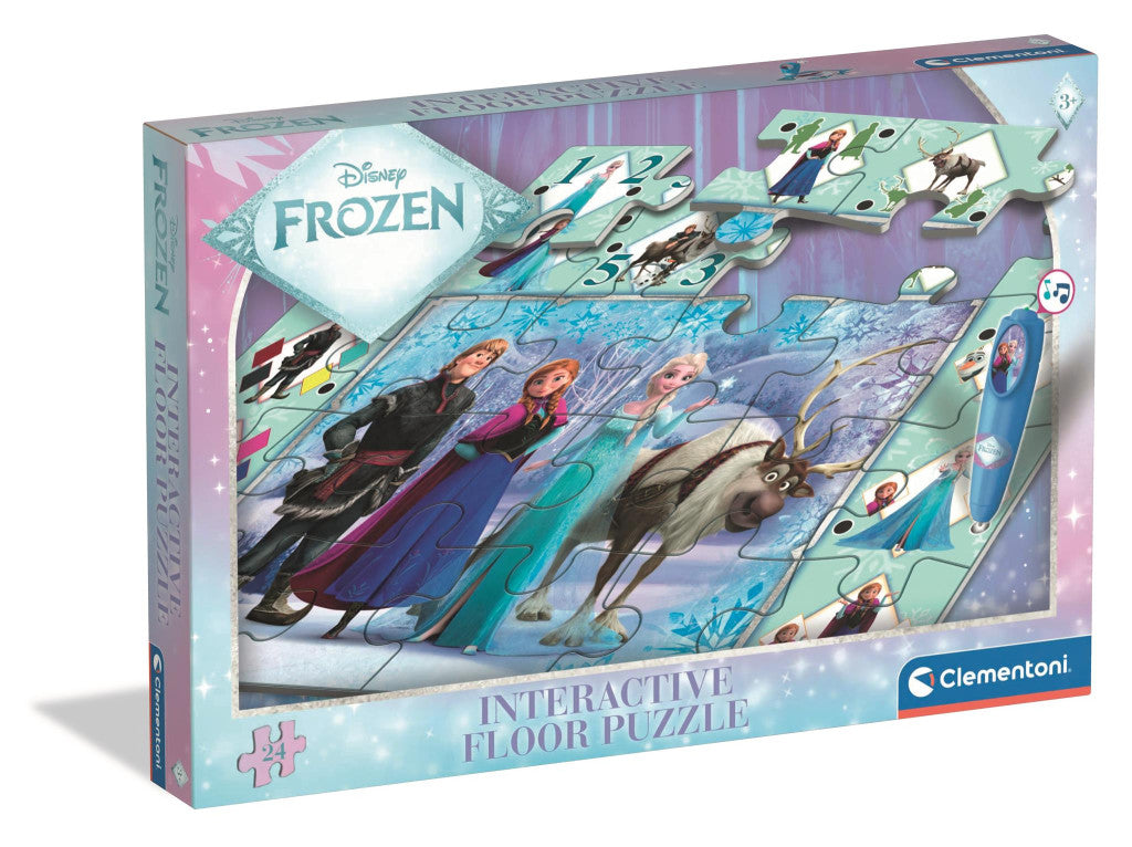 Disney Eiskönigin Ice Kingdom interaktives 24-teiliges Puzzle Clementoni