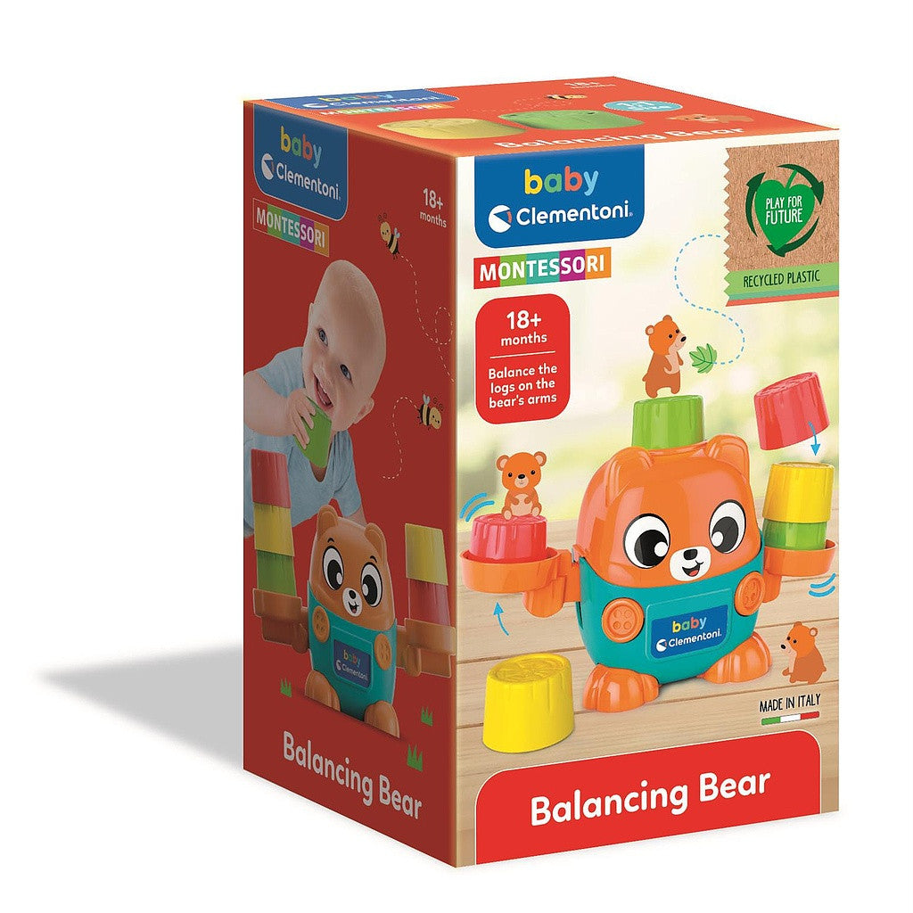 Farbe Montessori Balancierender Bären-Babyspielzeug Clementoni