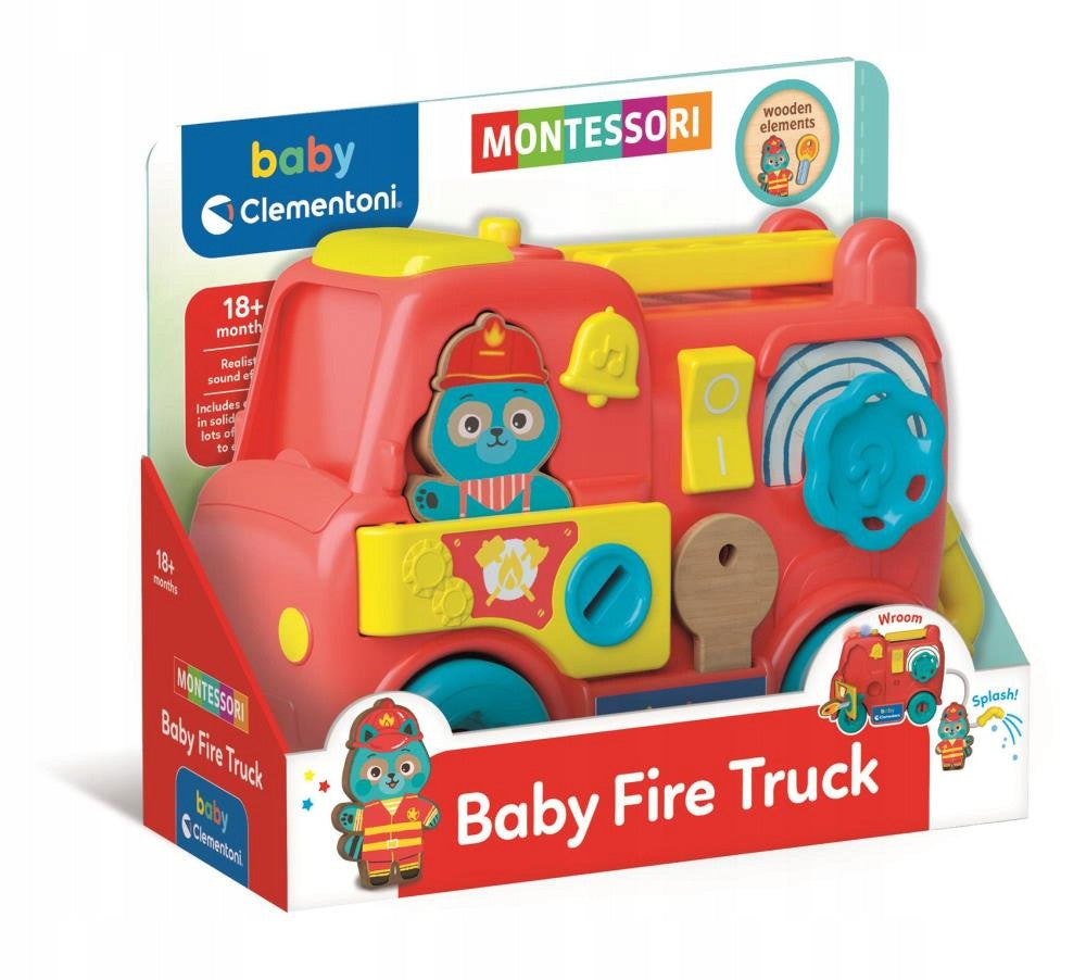 Feuerwehrmann Montessori Auto Babyspielzeug Clementoni