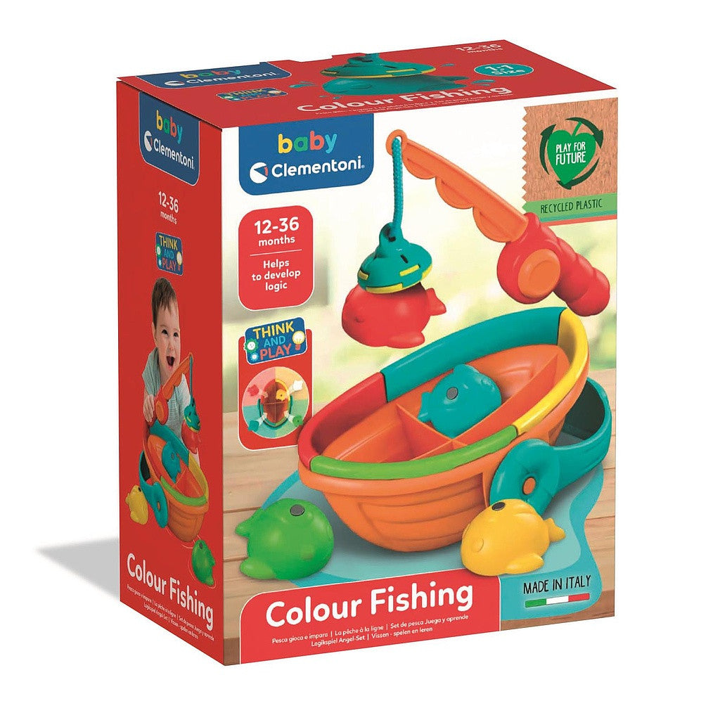 Fisch Boat Buntes Baby-Angelspiel Clementoni