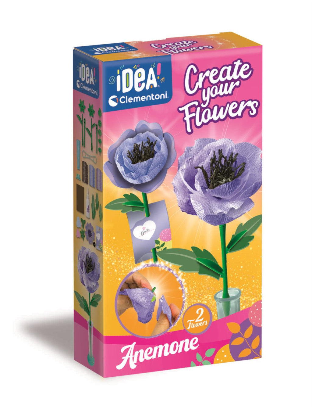 Blume Anemone Bastelset 2-teilig Clementoni