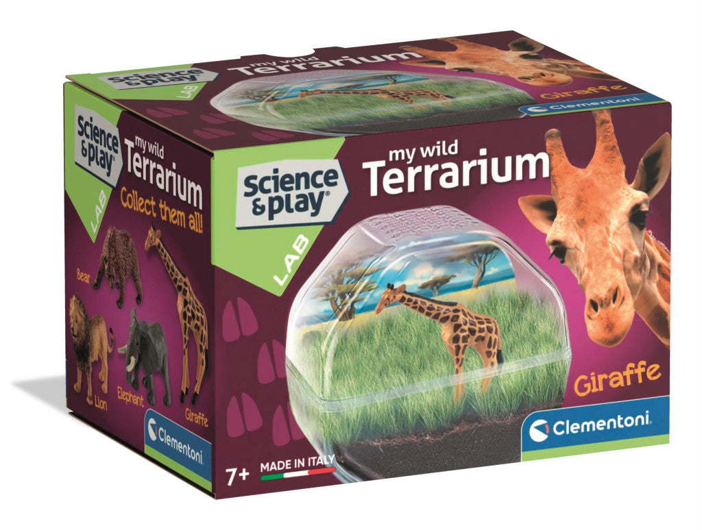 Tiere Giraffe Mini-Terrarium Clementoni