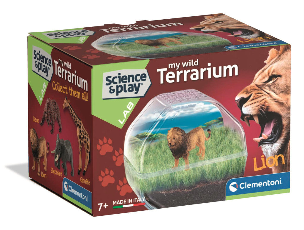 Tiere Lion Mini-Terrarium Clementoni