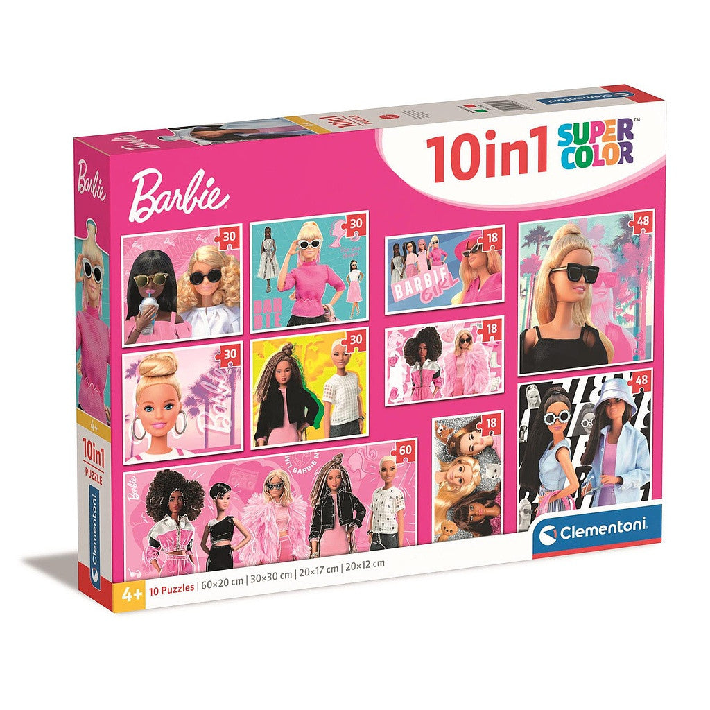 Barbie Girl 10 in 1 Puzzle Clementoni