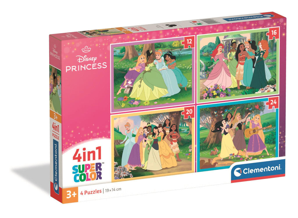 Disney Prinzessin Colloquy 4 in 1 Puzzle Clementoni