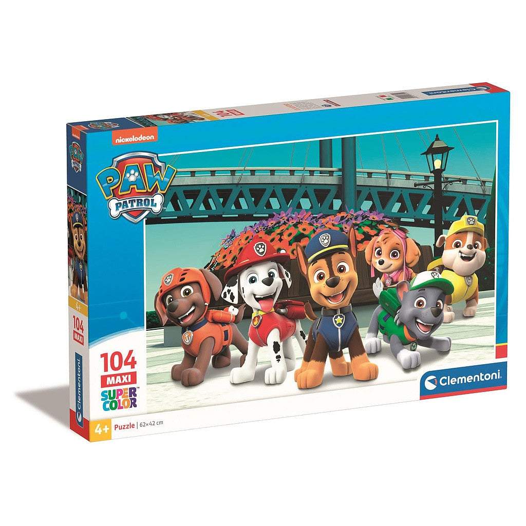 Paw Patrol Adventure Bay 104-teiliges Maxi Puzzle Clementoni