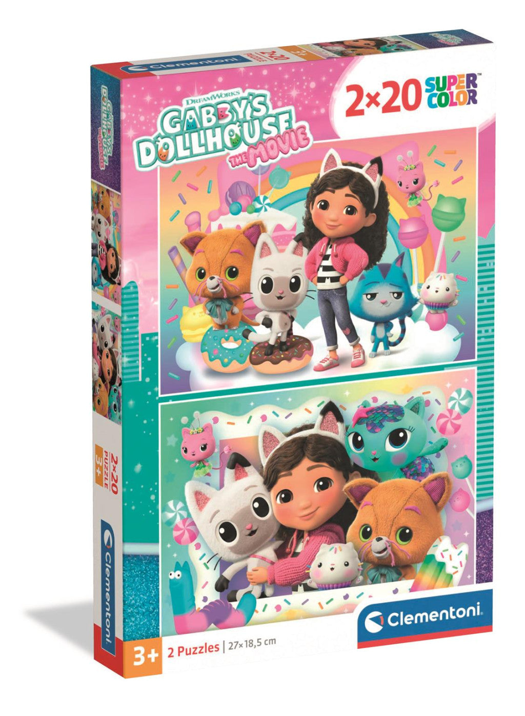 Gabby's Dollhouse Sweet Friends 2x20 Stück Puzzle Clementoni