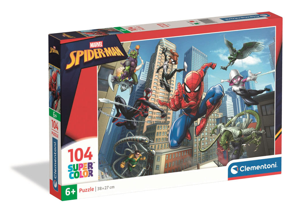 Spiderman Enemy 104-teiliges Clementoni-Puzzle