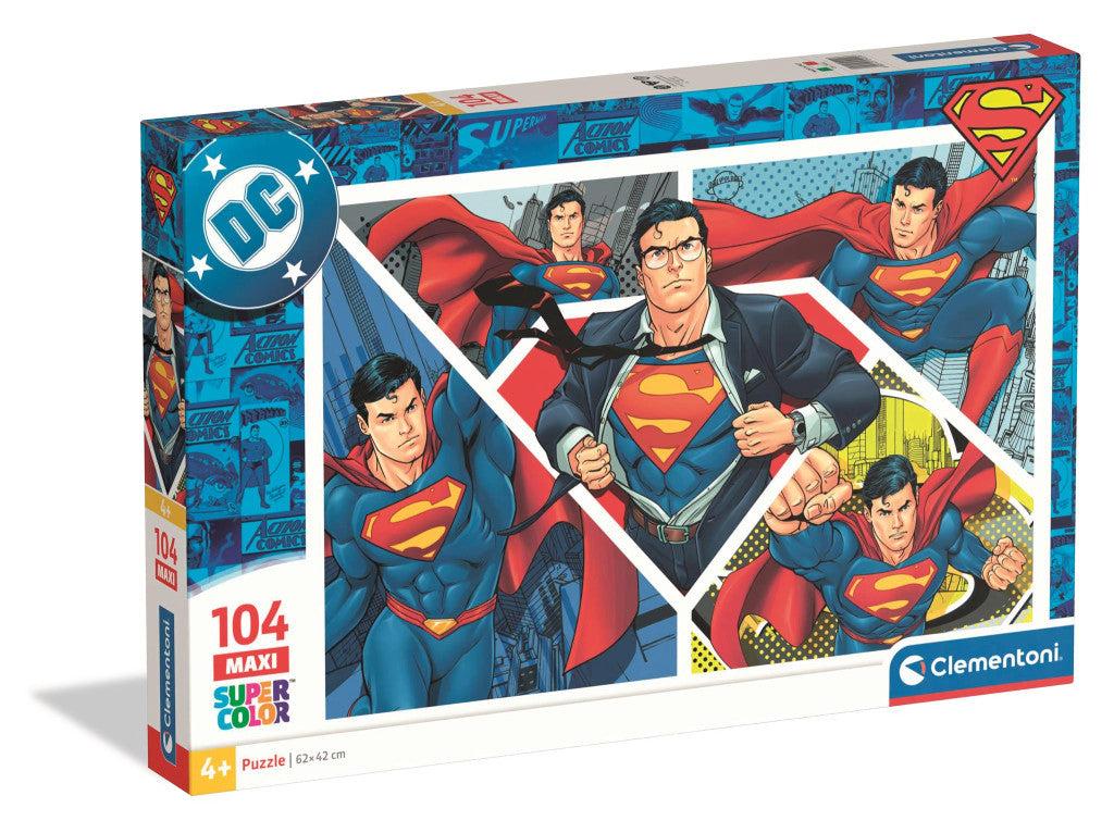 Superman Comic Legends 104-teiliges Maxi-Puzzle Clementoni