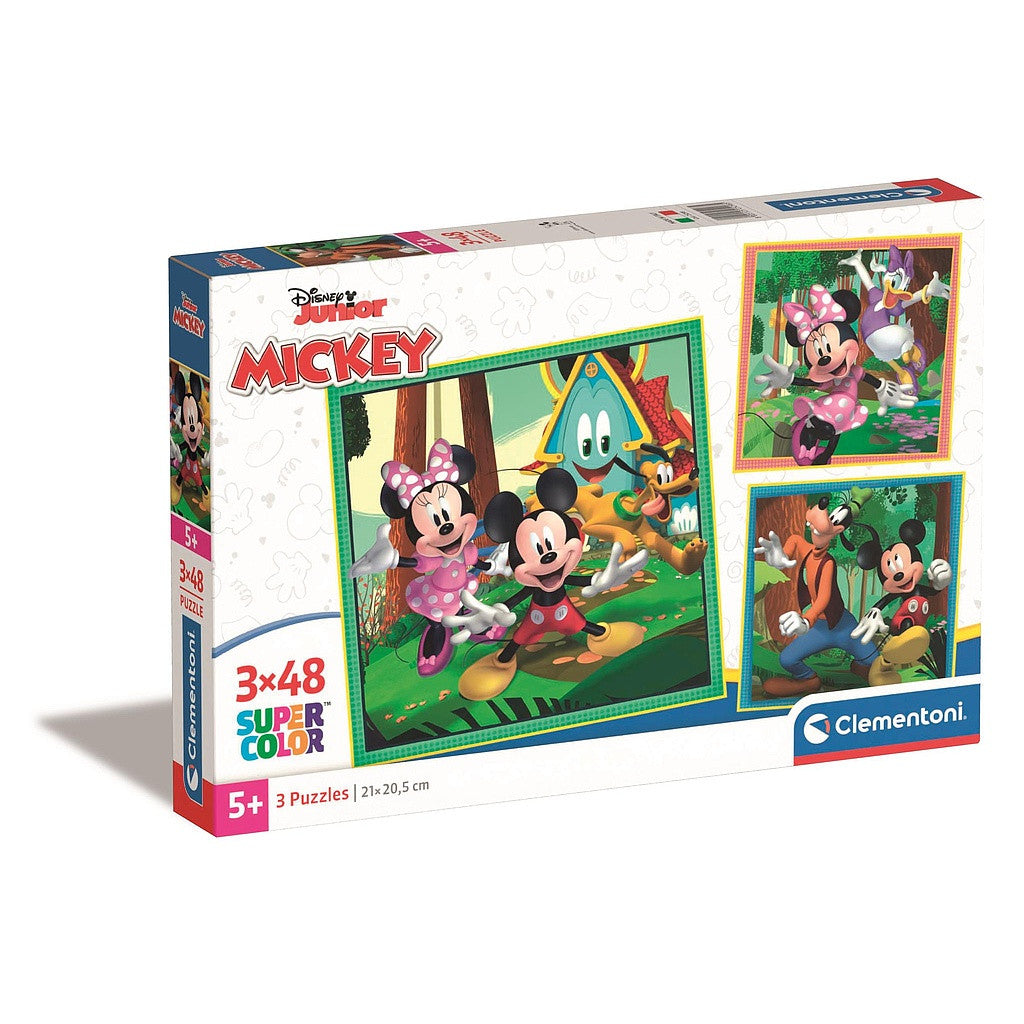 Disney Mickey Clubhouse 3x48 Teile Puzzle Clementoni