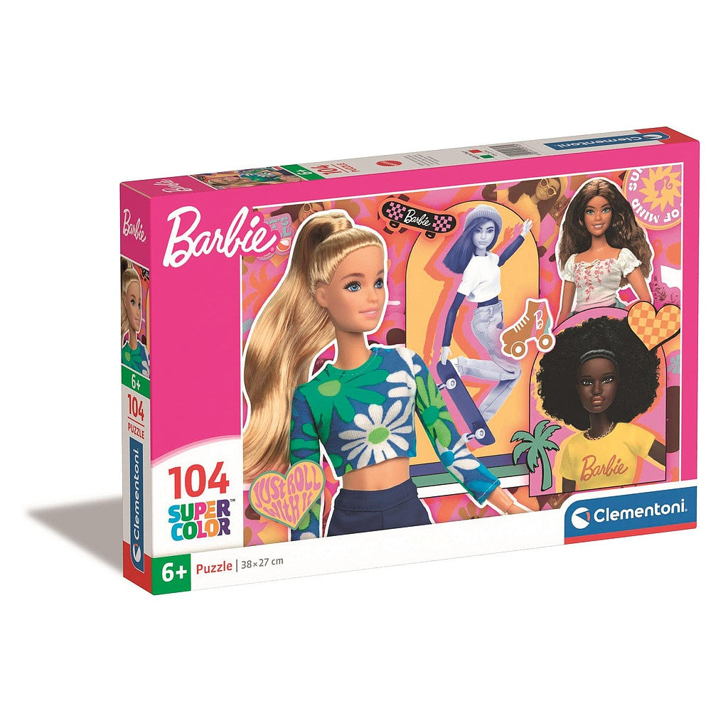 Barbie Skateboard 104-teiliges Clementoni Puzzle