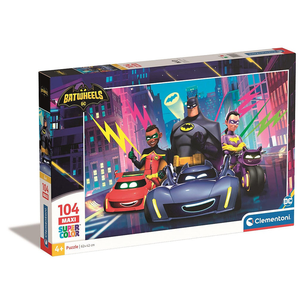 Batman Batwheels 104-teiliges Maxi-Puzzle Clementoni