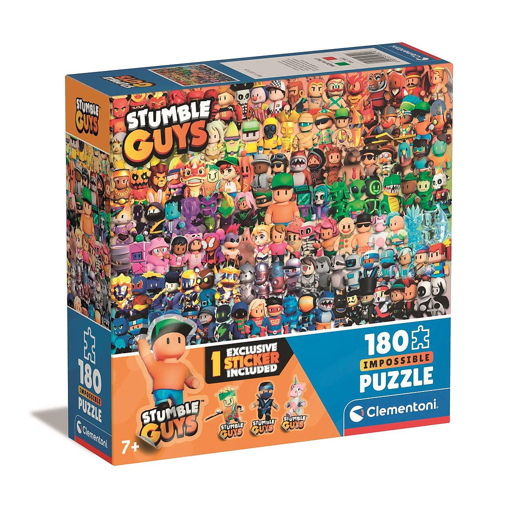 Stumble Guys Every Character 180 Stück Impossible Puzzle Clementoni