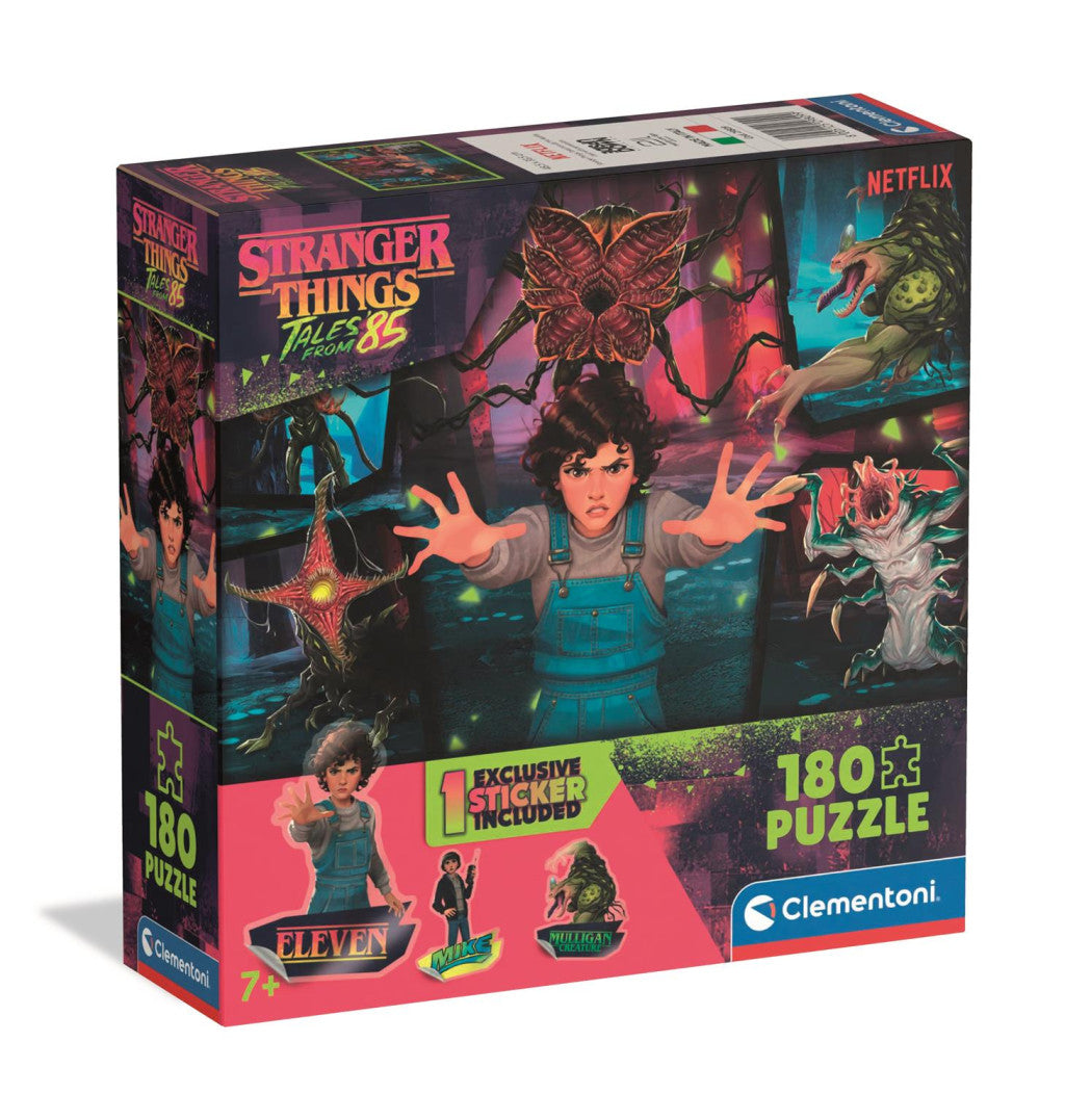 Stranger Things From 85 Clementoni Puzzle mit 180 Teilen