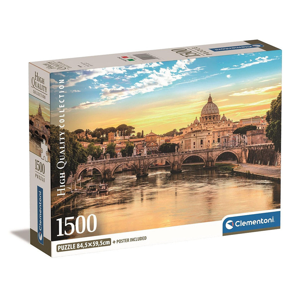 Städte Rome Italien 1500-teiliges kompakt Puzzle Clementoni