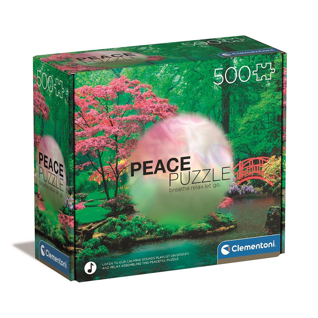 Farbe Raindrops Wald 500 Stk. Peace Puzzle Clementoni