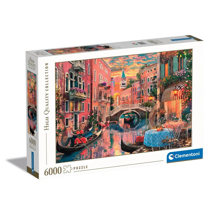 Städte Evening Sunset Venedig 6000-teiliges Puzzle Clementoni