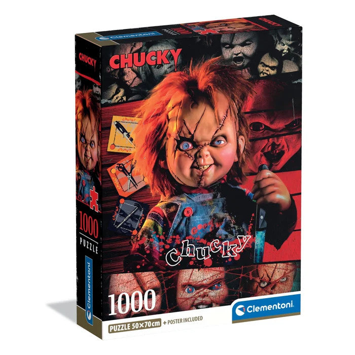 Horror Crazy Chucky 1000-teilige Compact Puzzle Clementoni